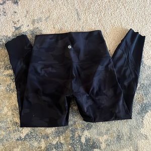 Lululemon Camo Workout leggings